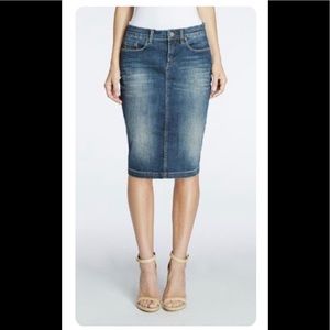 🔹 Midi Denim skirt, Size 0